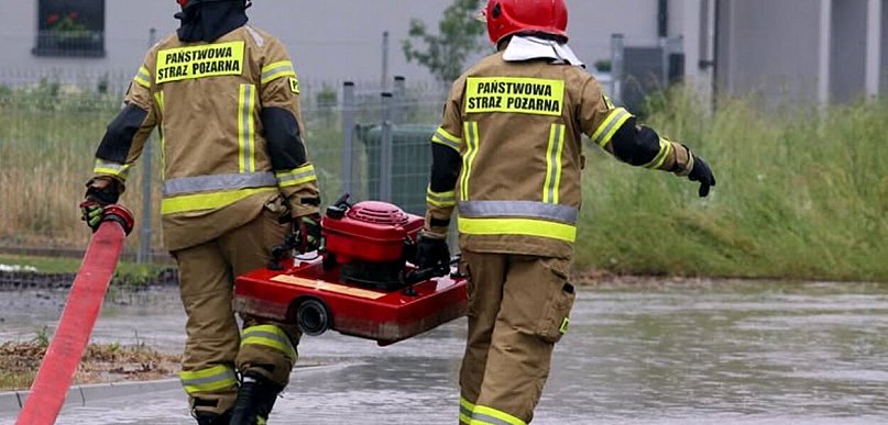 Burzowy wieczór w powiecie głogowskim. Woda wdzierała się do domów