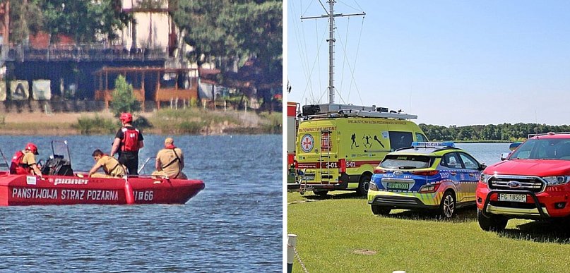 Tragiczny finał poszukiwań na Jeziorze Sławskim