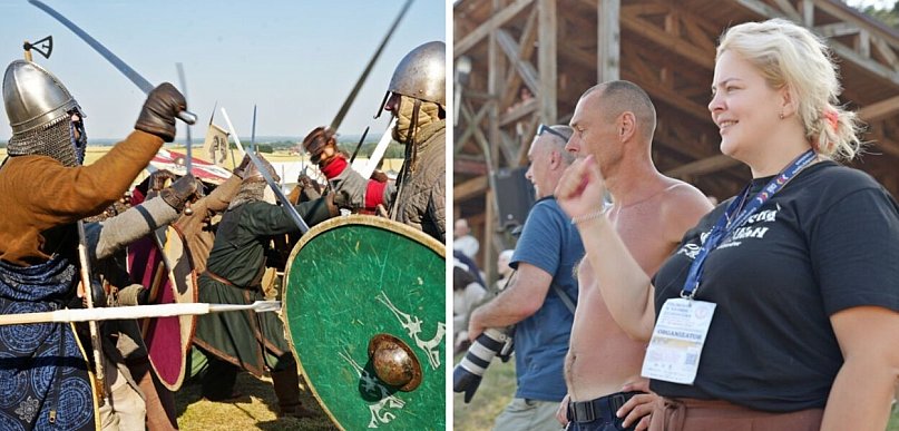 [FOTO] Wojowie, obrzędy i Palinocka. Gorąca sobota w Obiszowie