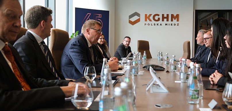 Premier kanadyjskiej prowincji Saskatchewan na spotkaniu w KGHM
