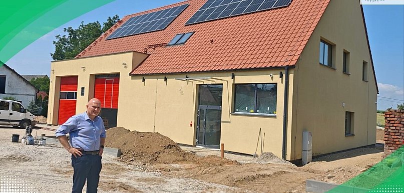 Budowa remizy OSP w Kwielicach na finiszu