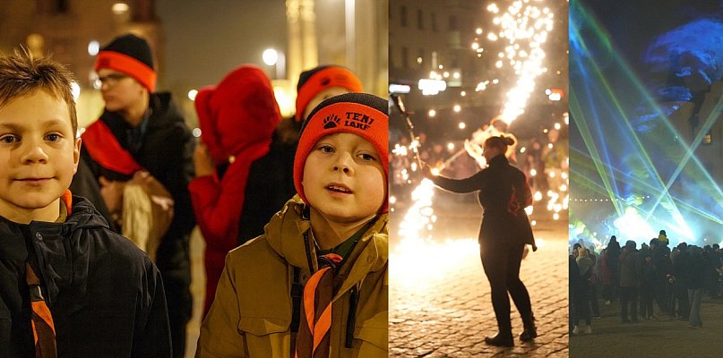 Ogień i feeria barw na rynku w Głogowie [FOTO] - 178434