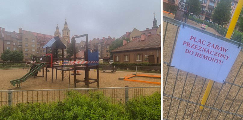 Plac zabaw do remontu. Będzie tu nowocześnie i zielono