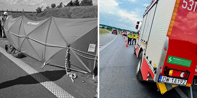 Tragiczny wypadek motocyklisty. Śmierć pod Kaźmierzowem