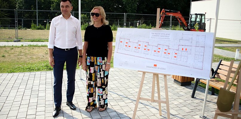Złota łopata wbita! Rusza rozbudowa głogowskiego hospicjum
