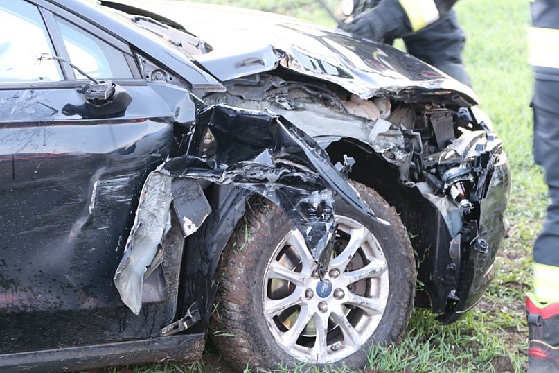 Kraksa na drodze orskiej za Głogowem