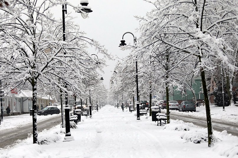 Zima w Głogowie! Ale zrobiło się biało