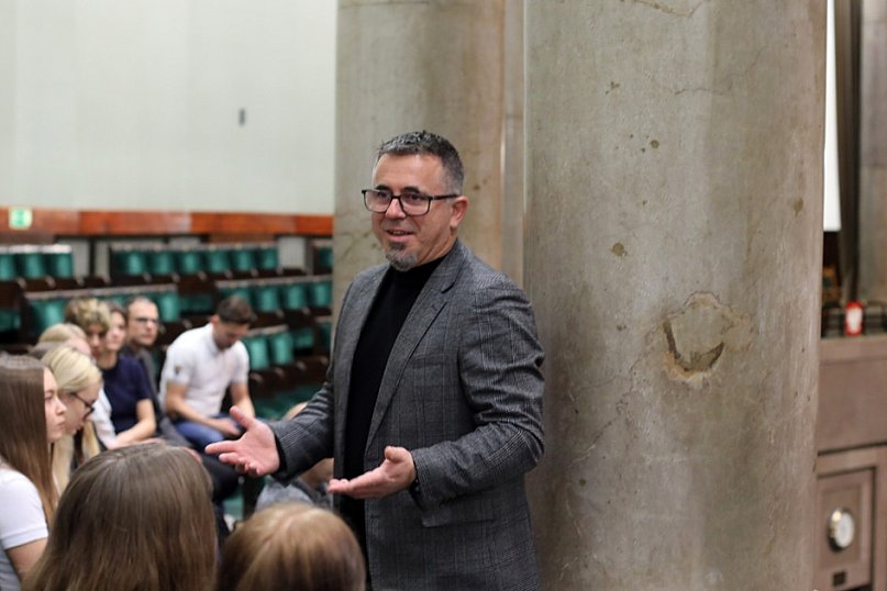 Młodzież z powiatu głogowskiego w Sejmie RP