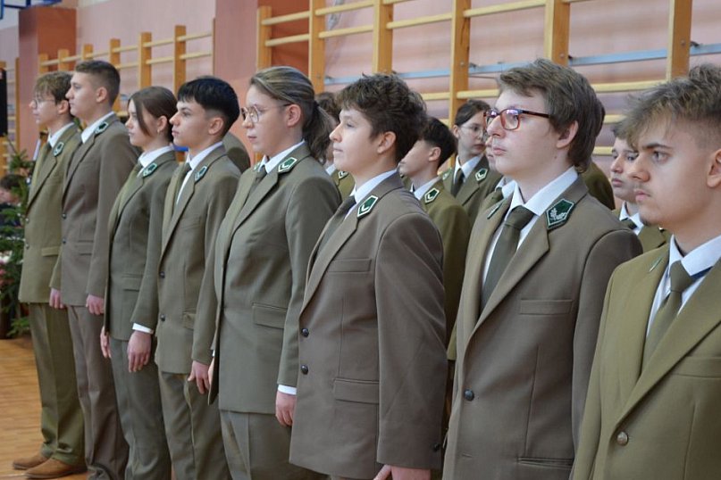 Pasowanie przyszłych leśników w Głogowie