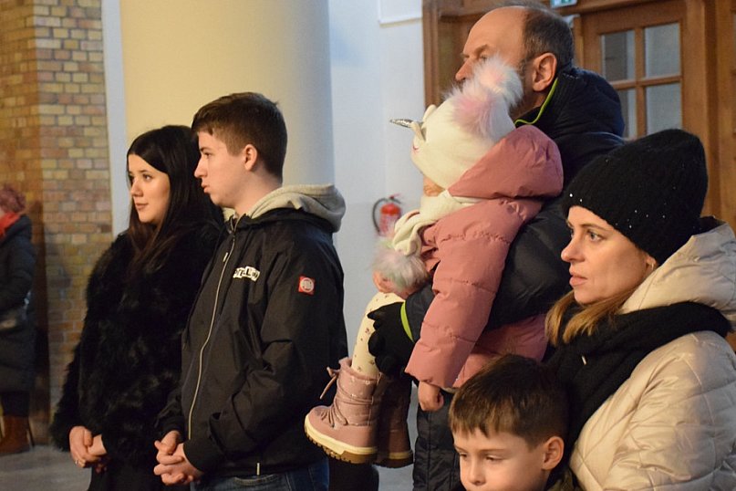 Pierwszy dzień świąt w kościele na Koperniku