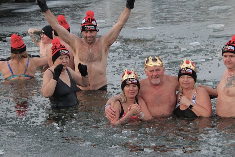 Kolejne morsowanie w jeziorze