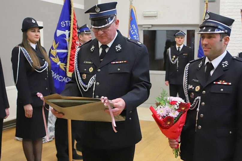 Zebranie strażaków w gminie Głogów