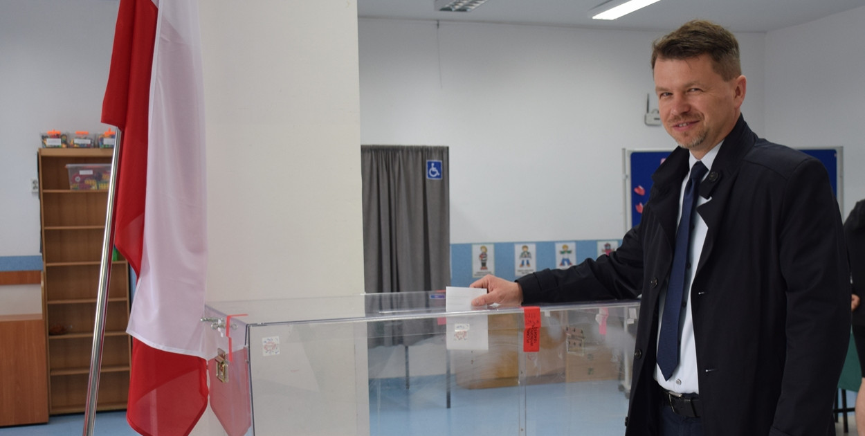 Poseł Wojciech Zubowski już po głosowaniu