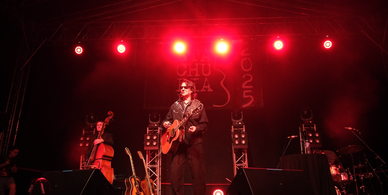 Maciej Maleńczuk zaśpiewał na polanie w Grochowicach [FOTO]