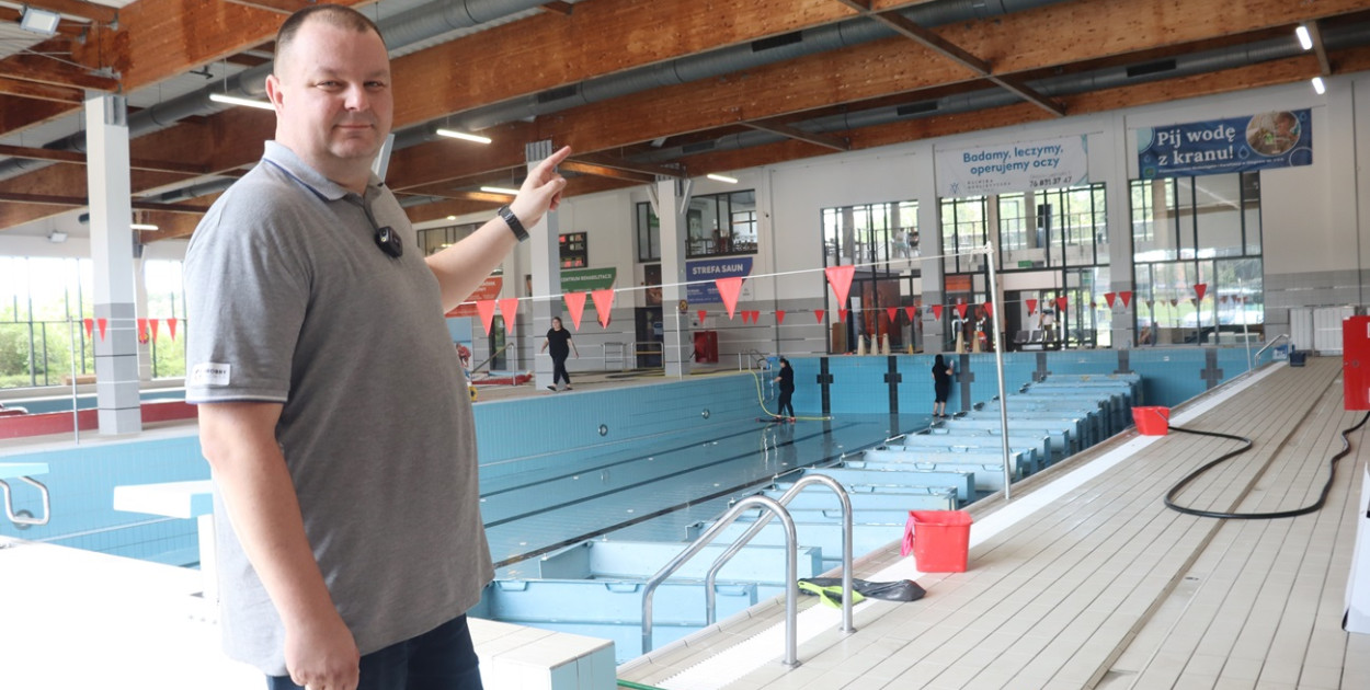 Modernizują basen w Głogowie. Wkrótce zobaczymy efekty [WIDEO]