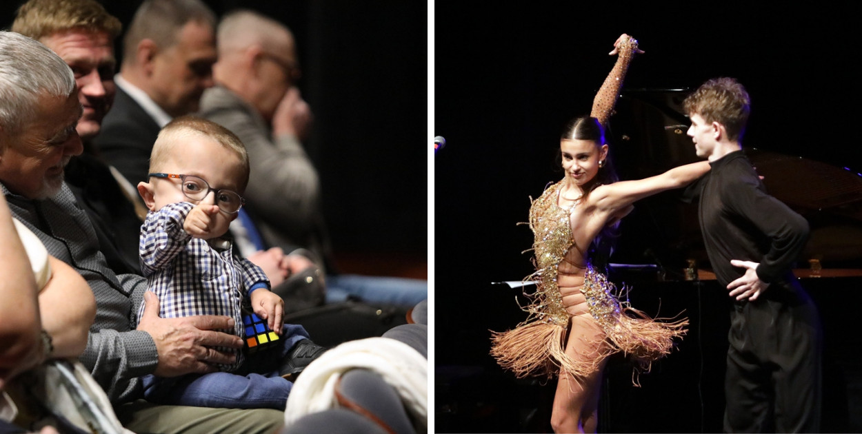 Zagrali dla Franciszka i Krzysztofa. Sala pełna ludzi, puszki pełne pomocy!