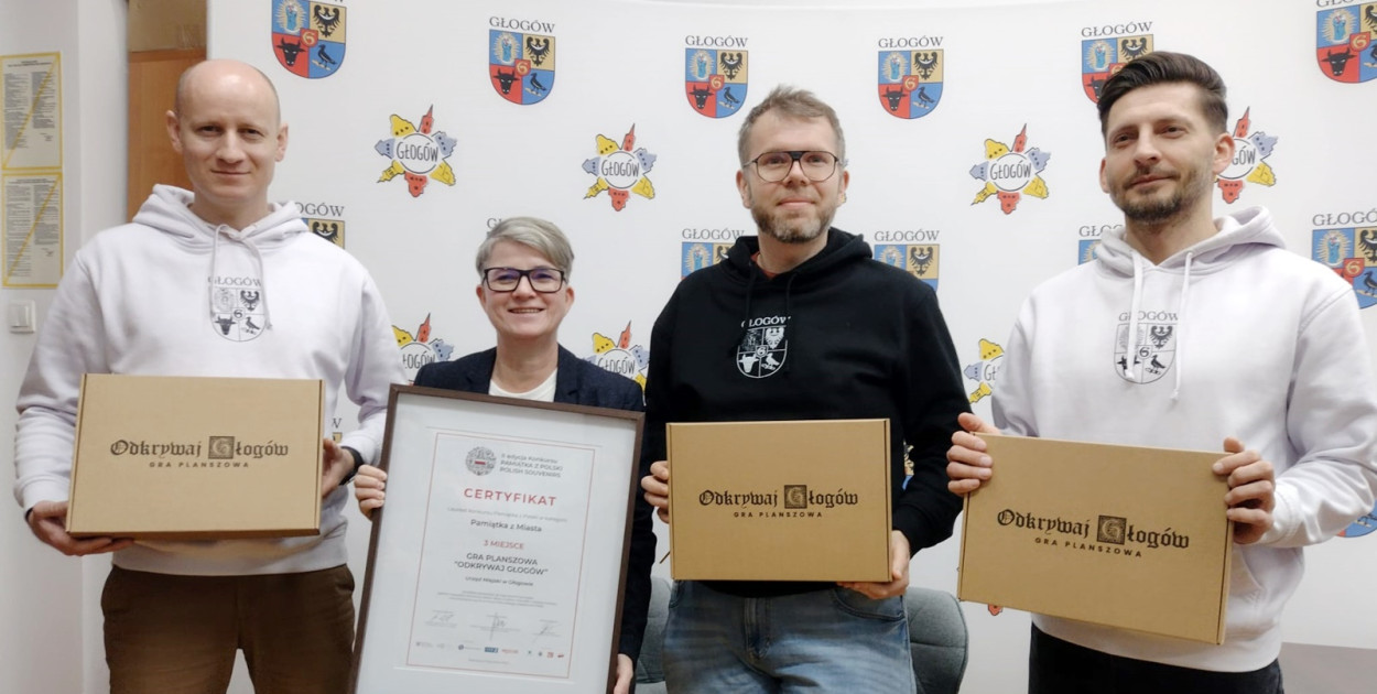 Gra planszowa dla dzieci „Odkrywaj Głogów” nagrodzona