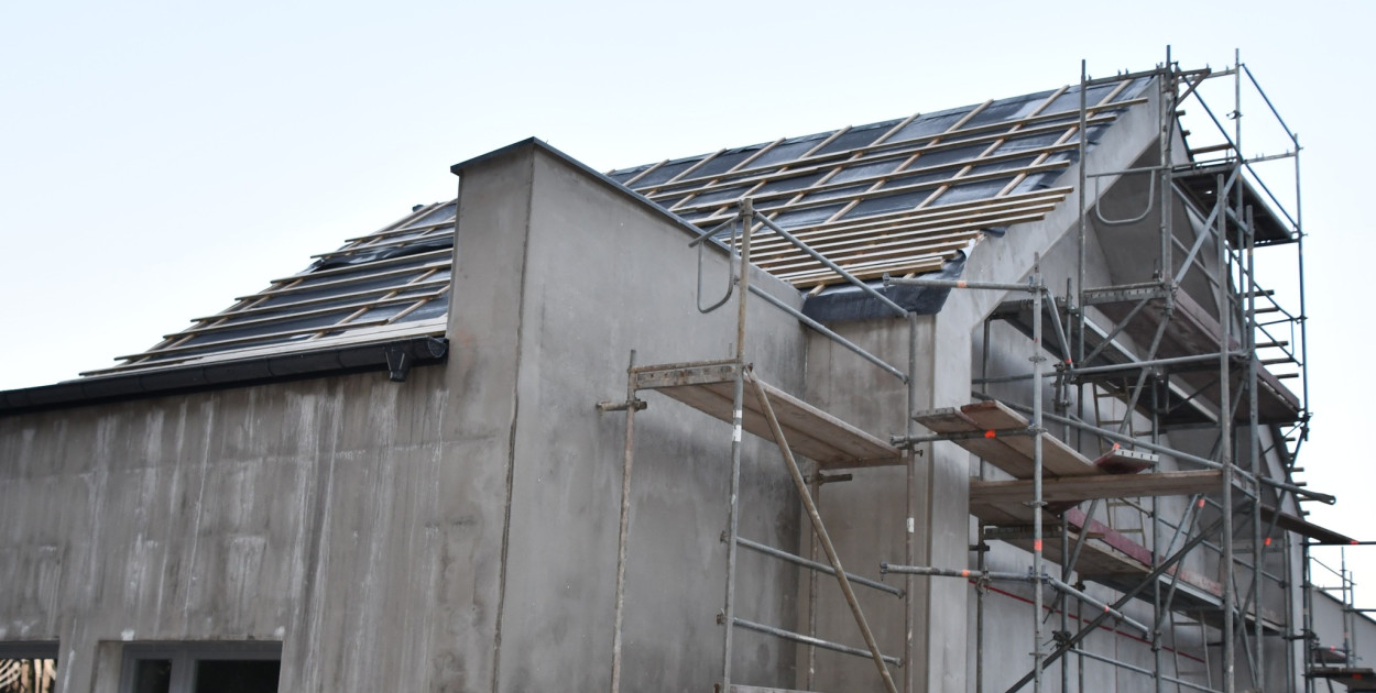 Mrozy nie zatrzymują budowy