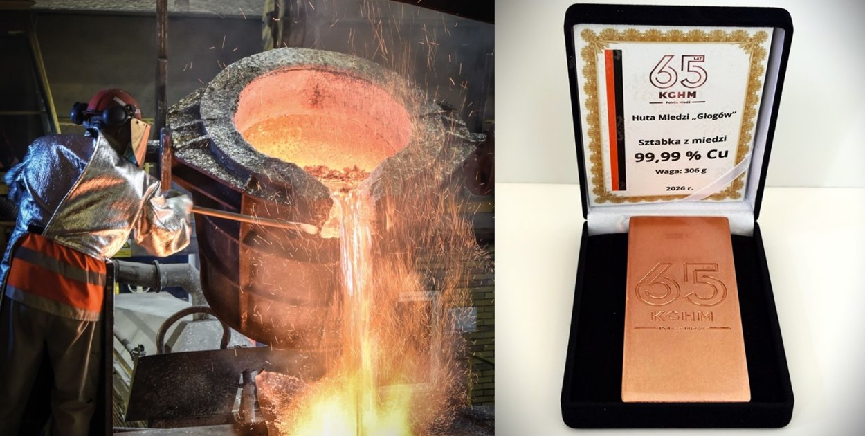 Unikatowe sztabki z Huty Miedzi Głogów. Trafią na licytację WOŚP!