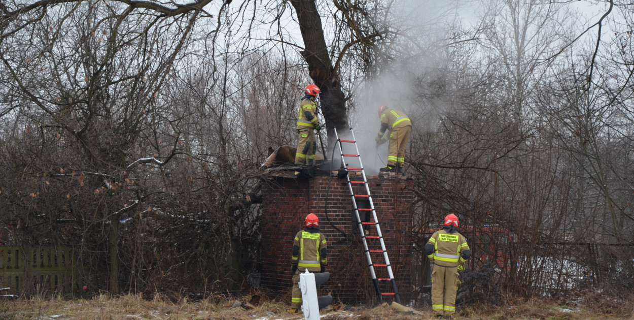 Zadyma przy dworcu PKP w Głogowie
