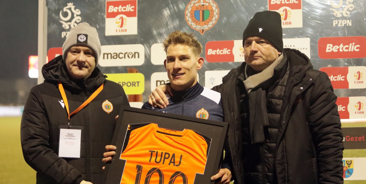 100 meczów Pawła Tupaja w Chrobrym Głogów