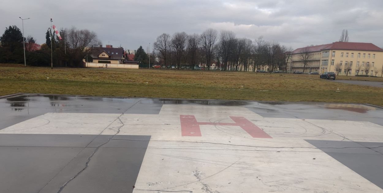 Lądowisko przy szpitalu w Głogowie będzie odnowione