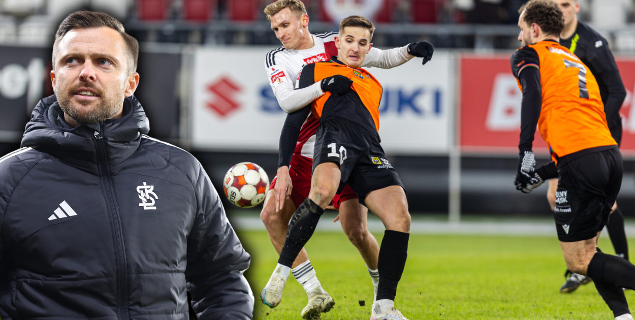 Piękny stadion, fatalna murawa. Trener ŁKS-u... zazdrości Chrobremu