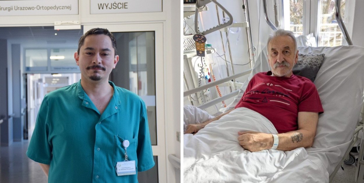Pan Jerzy: To cud. Lekarze z Głogowa uratowali mu nogę
