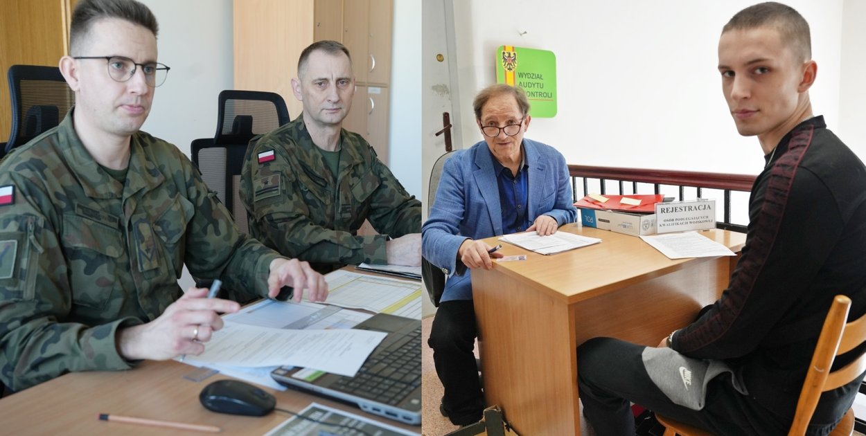 Trwa kwalifikacja wojskowa w Głogowie. Nie od razu zakładają mundur [FOTO]