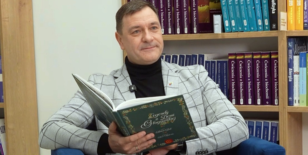 Legendę "Dąb Kobeniczki" czyta Dariusz Czaja, Towarzystwo Ziemi Głogowskiej