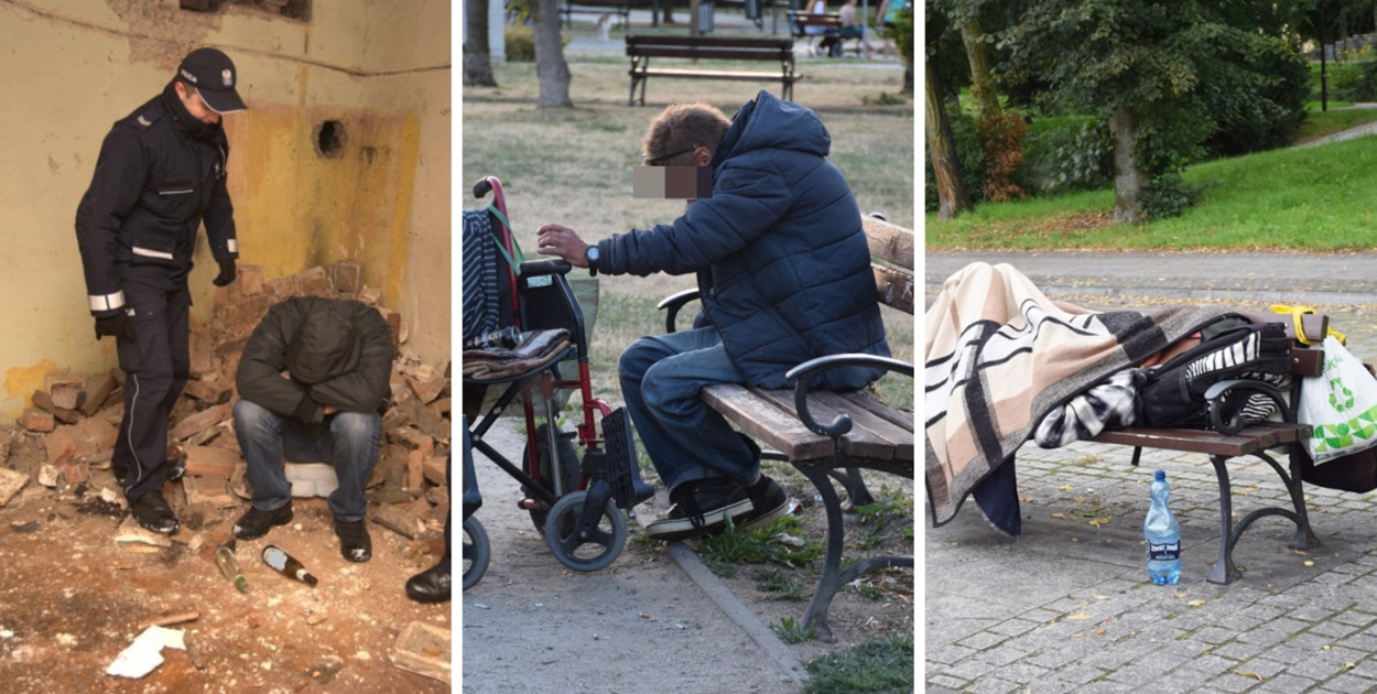 Nocna akcja w Głogowie. Pracownicy socjalni liczyli bezdomnych