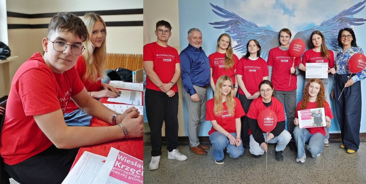 Walczą o życie górnika. W głogowskim II LO trwa akcja rejestracji dawców szpiku