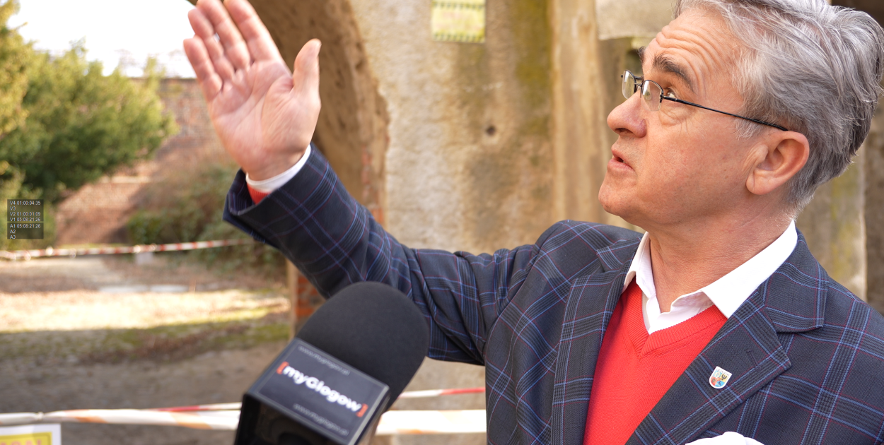 Fosa zamkowa w Głogowie w złym stanie. Radny apeluje o remont