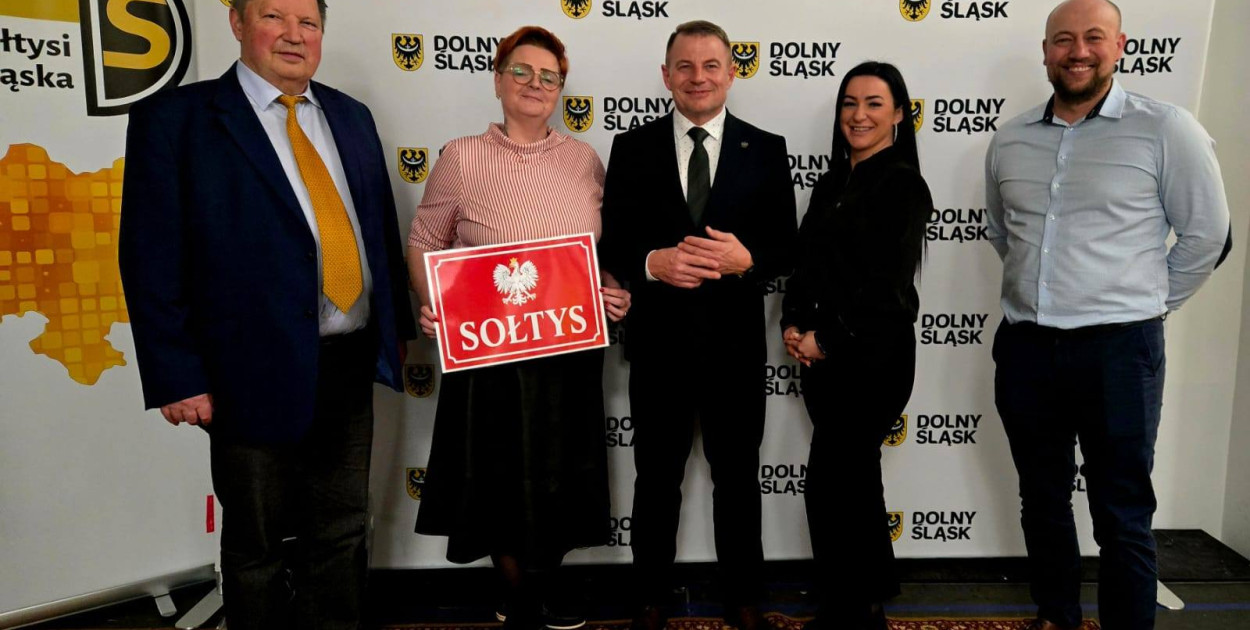 Sołtysi z gminy Głogów na gali w Legnicy