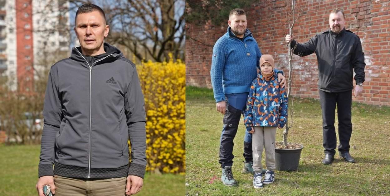 Dziś od rana sadzili przy głogowskim zamku. Lewica też lubi zielone [FOTO]