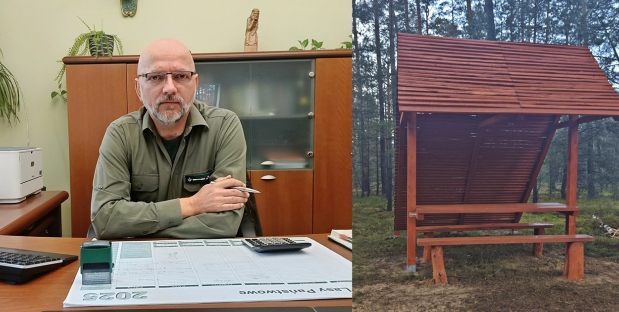 Ukradli wiatę Nadleśnictwu. Bezczelność bez granic!