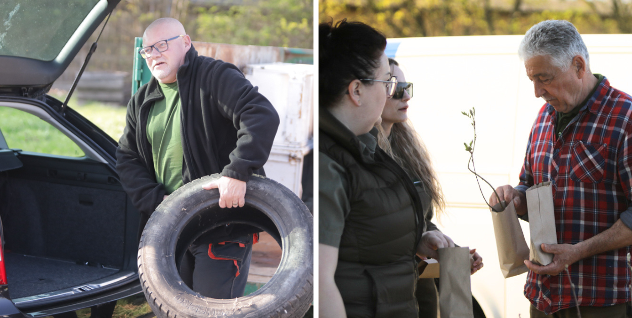 [FOTO] Taka akcja w Głogowie! Tłumy od świtu i kolejki po sadzonki